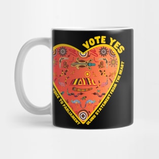 Vote Yes - Uluru Statement - From the Heart Mug